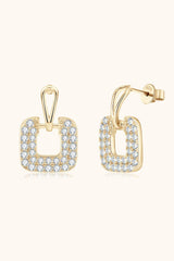 Intensifying Glamour 1.68 Carat Moissanite Drop Earrings - MXSTUDIO.COM