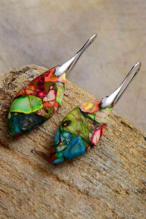 Intensifying Natural Stone Fashion Dangle Earrings-MXSTUDIO.COM