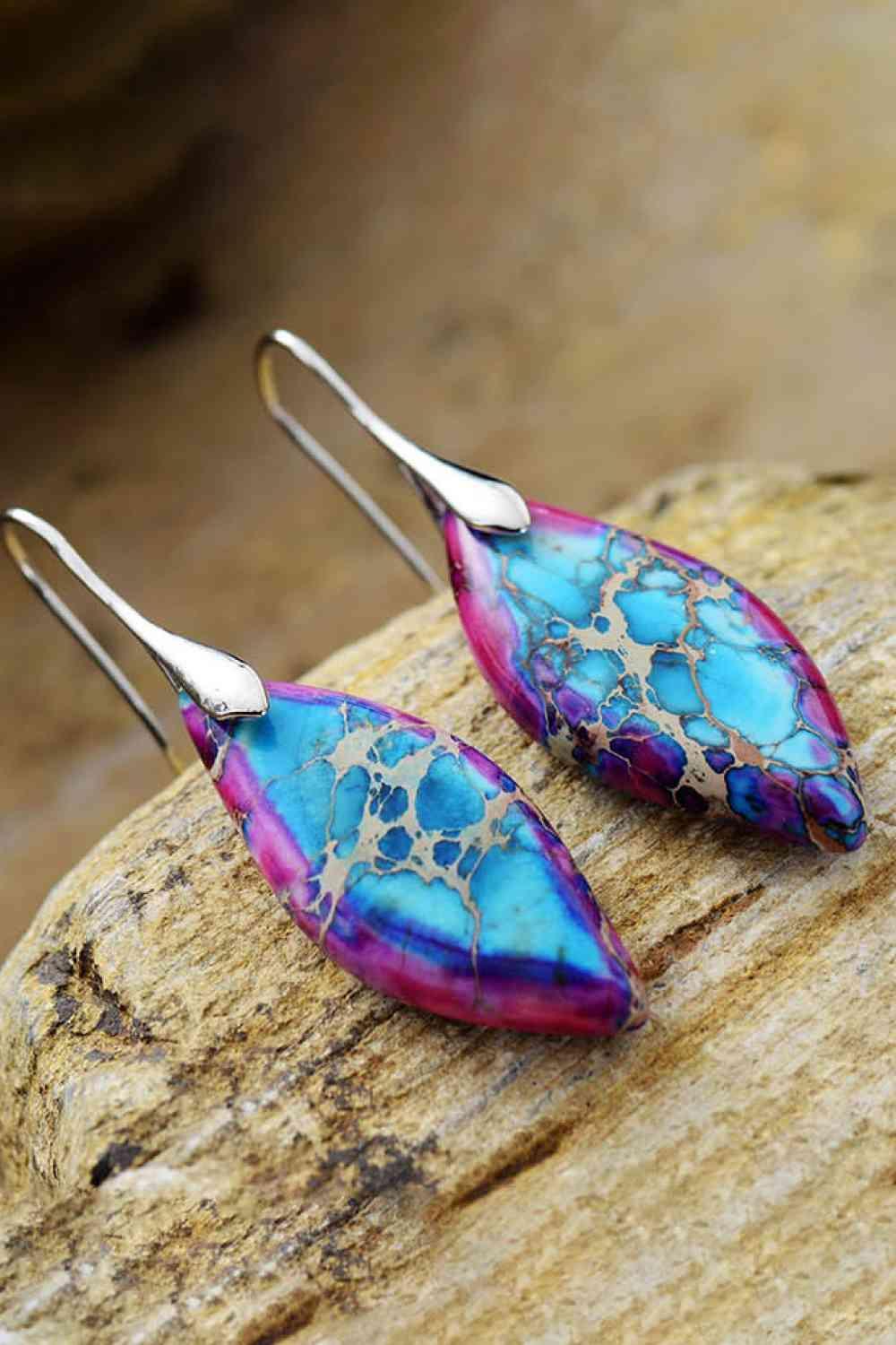 Intensifying Natural Stone Fashion Dangle Earrings-MXSTUDIO.COM