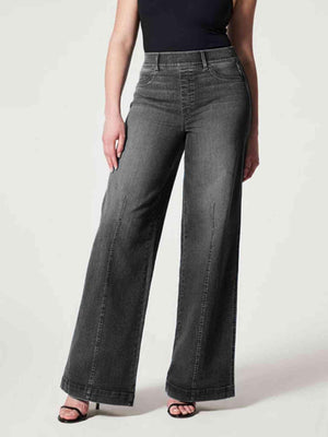 Interesting Choice Mid Rise Wide Leg Jeans - MXSTUDIO.COM