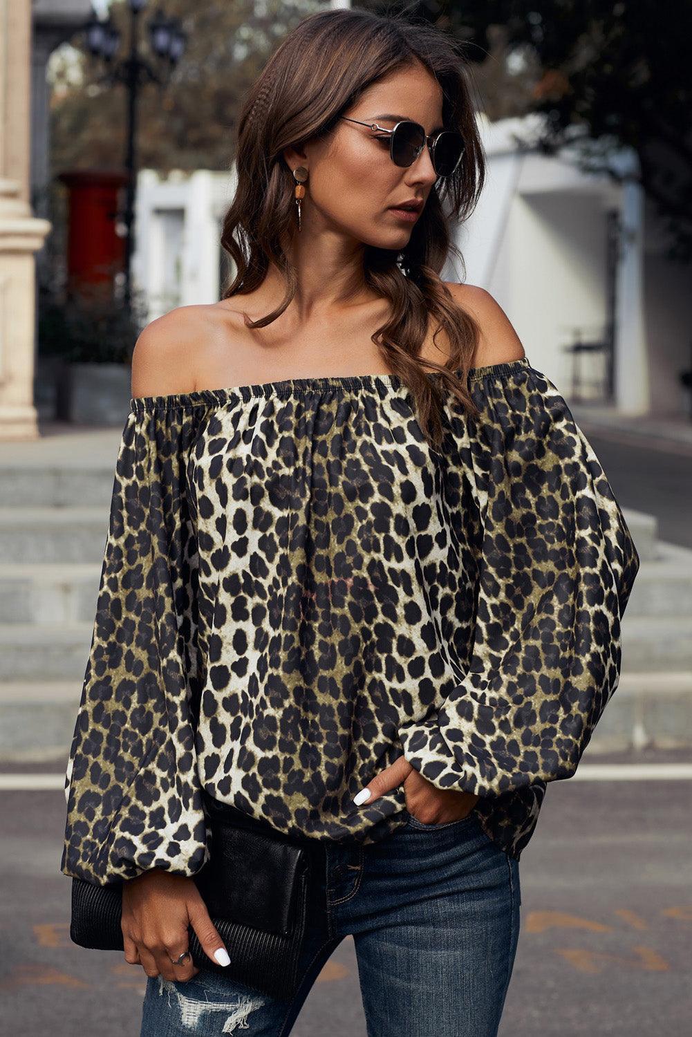 Interesting Off-Shoulder Blouse - MXSTUDIO.COM