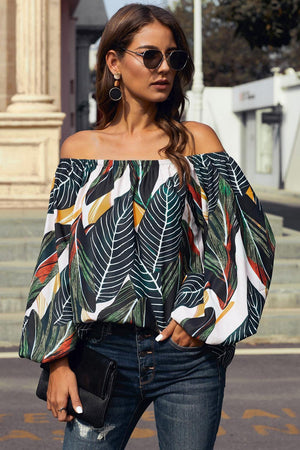 Interesting Off-Shoulder Blouse - MXSTUDIO.COM