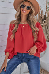 Interesting Off-Shoulder Blouse - MXSTUDIO.COM