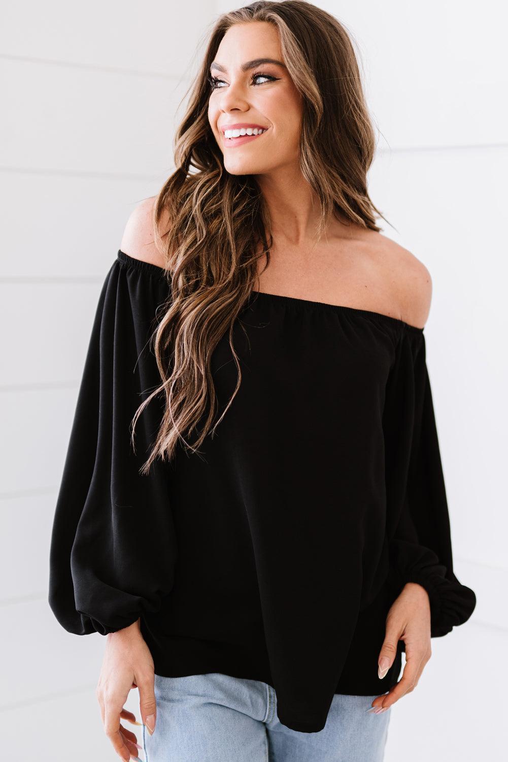 Interesting Off-Shoulder Blouse - MXSTUDIO.COM