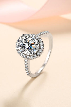 Irreplaceable 2 Carat Moissanite Halo Ring - MXSTUDIO.COM