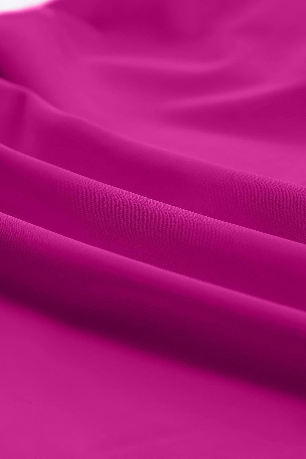 a close up view of a pink fabric