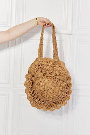 Justin Taylor Cylindrical Shape Straw Rattan Handbag - MXSTUDIO.COM