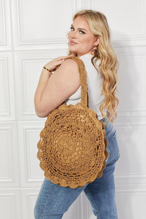 Justin Taylor Cylindrical Shape Straw Rattan Handbag - MXSTUDIO.COM