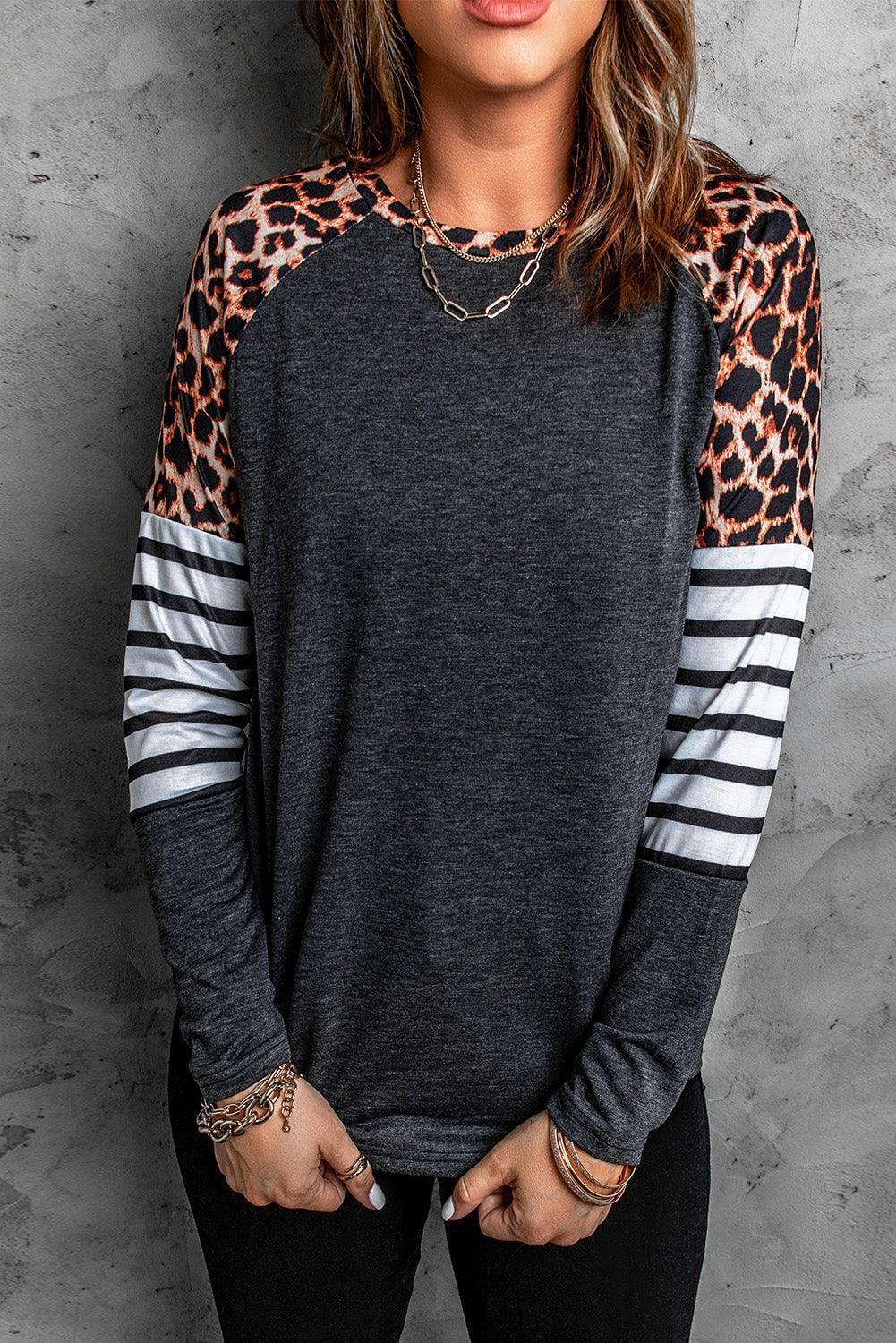 Keep Cool Striped Long Sleeve T-Shirt - MXSTUDIO.COM