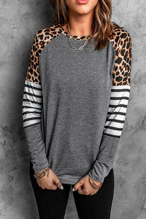 Keep Cool Striped Long Sleeve T-Shirt - MXSTUDIO.COM