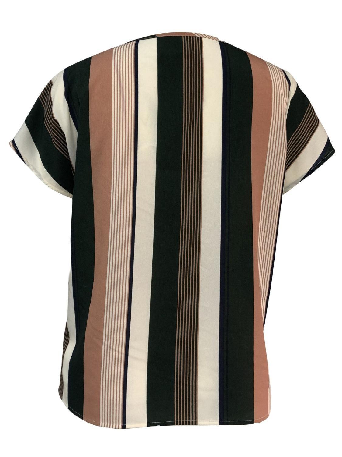 a women's shirt with a striped pattern