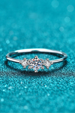 Keep Memories Alive Sterling Silver Moissanite Ring - MXSTUDIO.COM