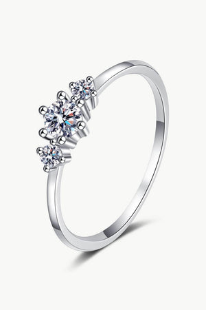 Keep Memories Alive Sterling Silver Moissanite Ring - MXSTUDIO.COM