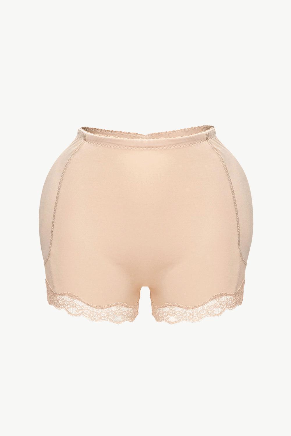 Lace Trim Butt Lifter Shaping Shorts - MXSTUDIO.COM