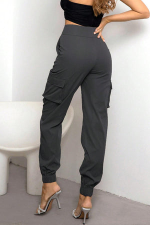 Lady Adventurer High Waist Jogger Cargo Pants - MXSTUDIO.COM