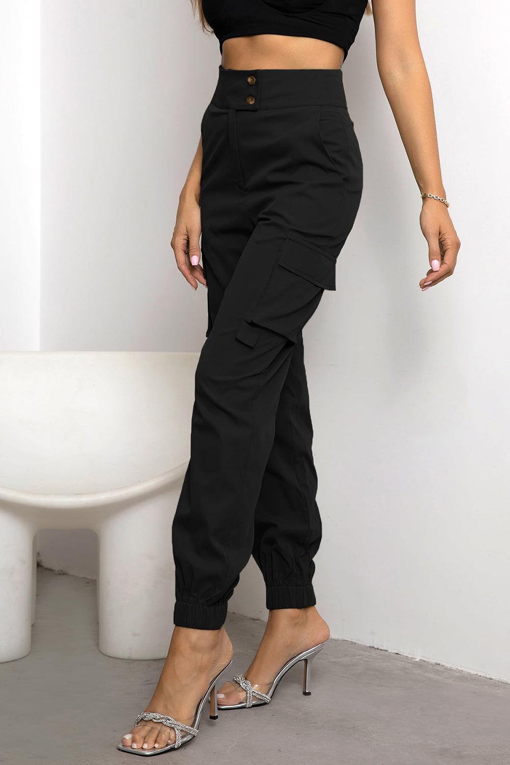 Lady Adventurer High Waist Jogger Cargo Pants - MXSTUDIO.COM