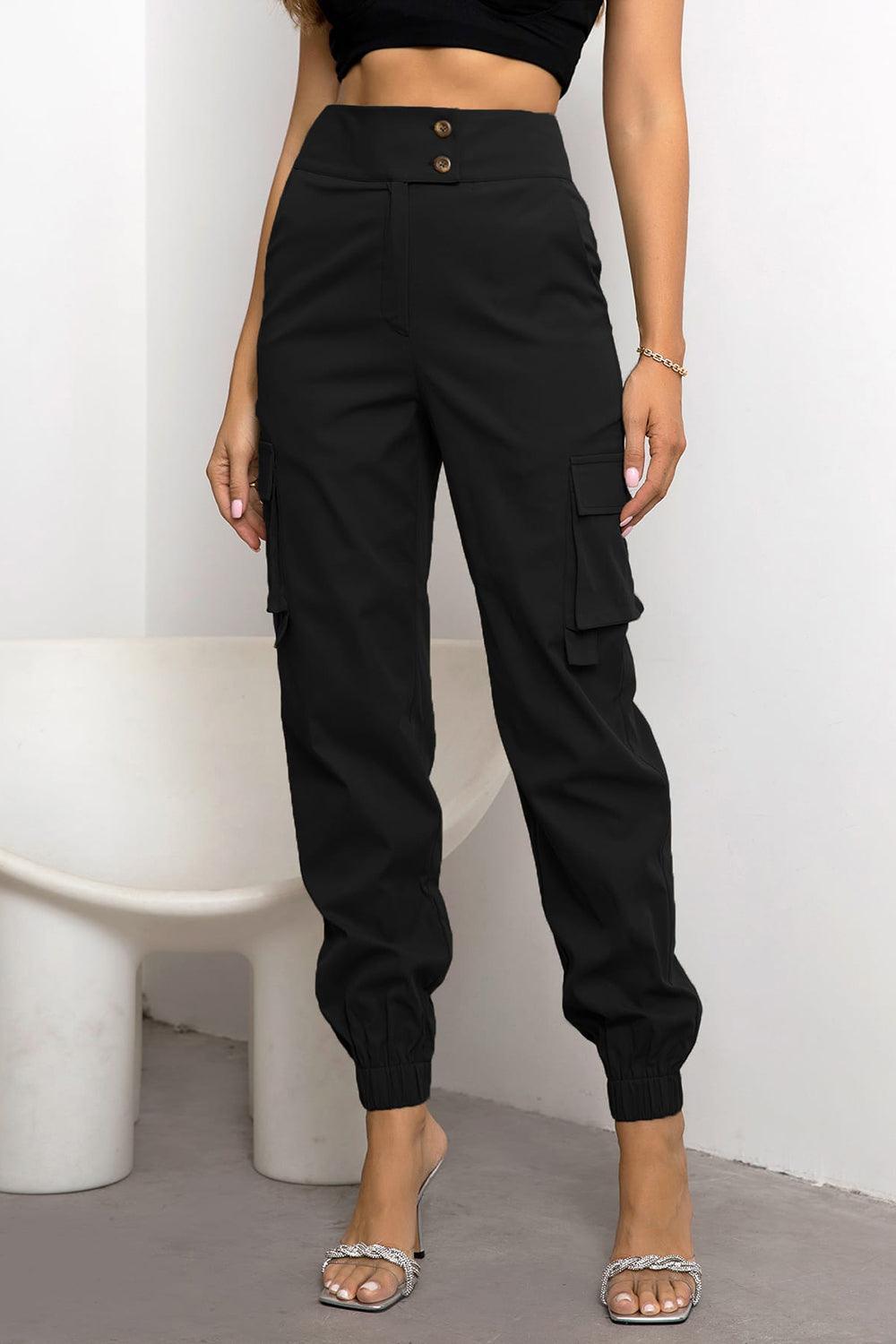 Lady Adventurer High Waist Jogger Cargo Pants - MXSTUDIO.COM