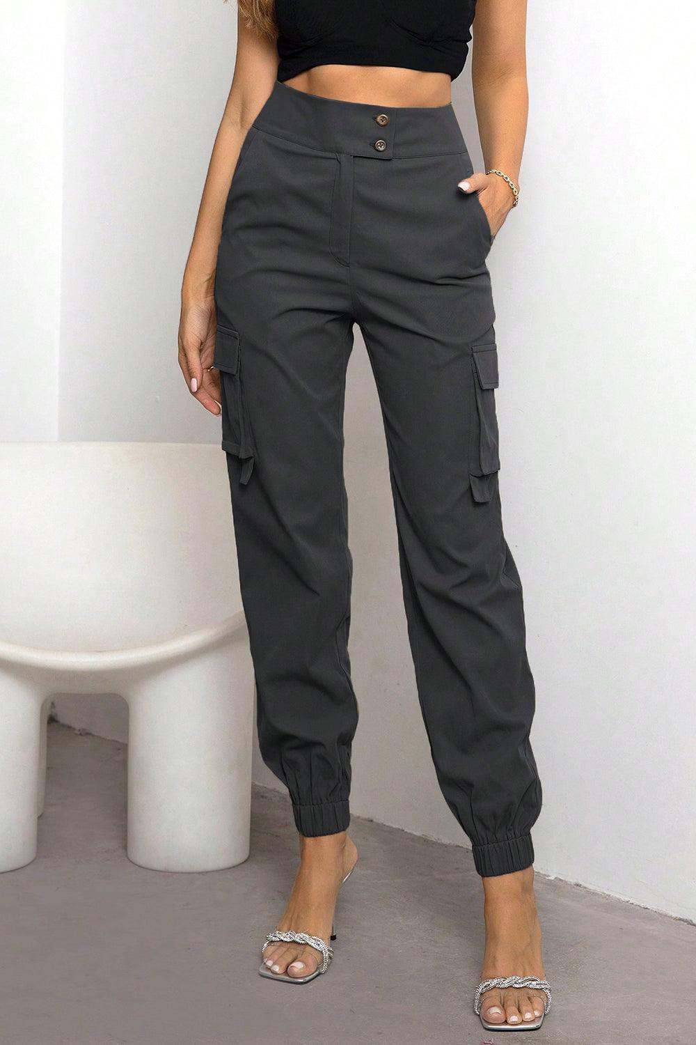 Lady Adventurer High Waist Jogger Cargo Pants - MXSTUDIO.COM