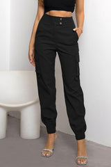 Lady Adventurer High Waist Jogger Cargo Pants - MXSTUDIO.COM