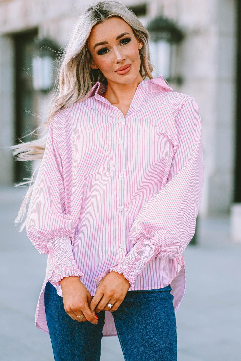 Laid-Back Life Long Sleeve Button Down Shirt - MXSTUDIO.COM