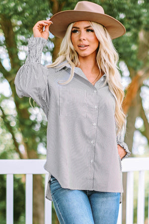 Laid-Back Life Long Sleeve Button Down Shirt - MXSTUDIO.COM