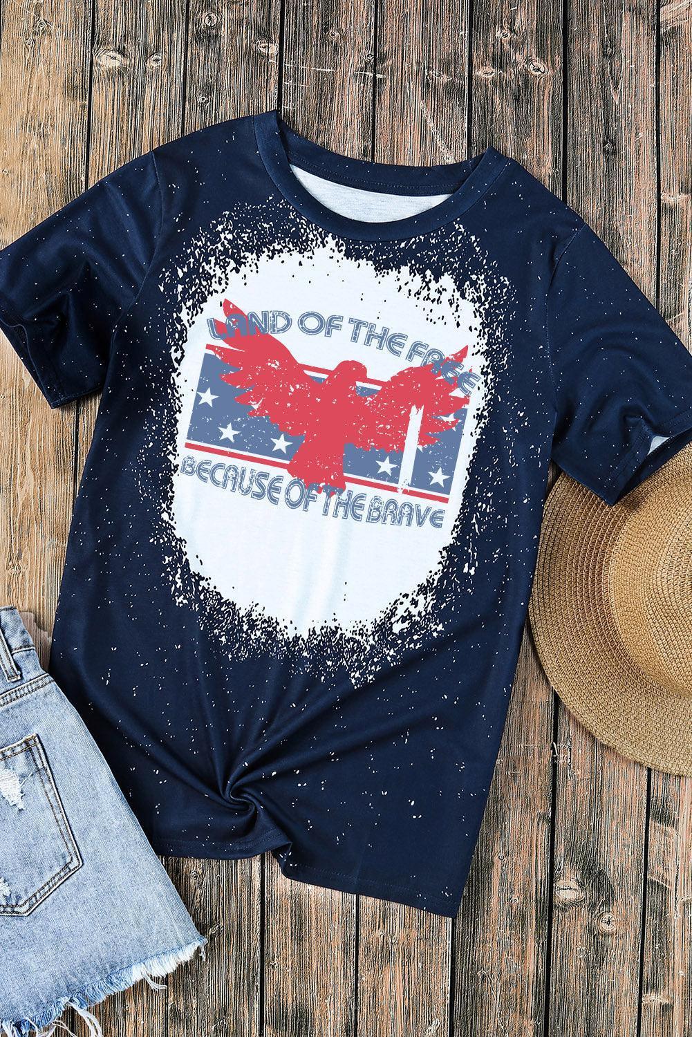 Land Of The Free Because Of The Brave T Shirt - MXSTUDIO.COM