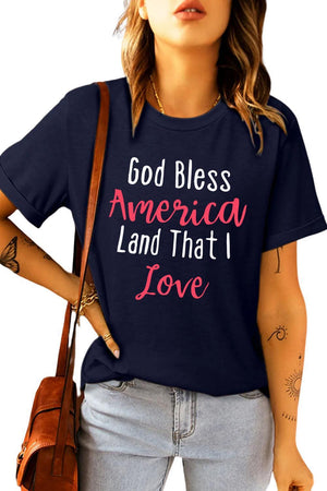 Land That I Love God Bless America T Shirt - MXSTUDIO.COM