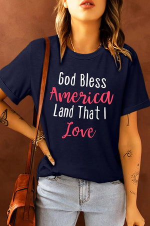 Land That I Love God Bless America T Shirt - MXSTUDIO.COM