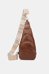 Large PU Leather Women's Sling Backpack - MXSTUDIO.COM