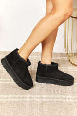 Legend Women's Black Ugg Platform Mini Boots - MXSTUDIO.COM