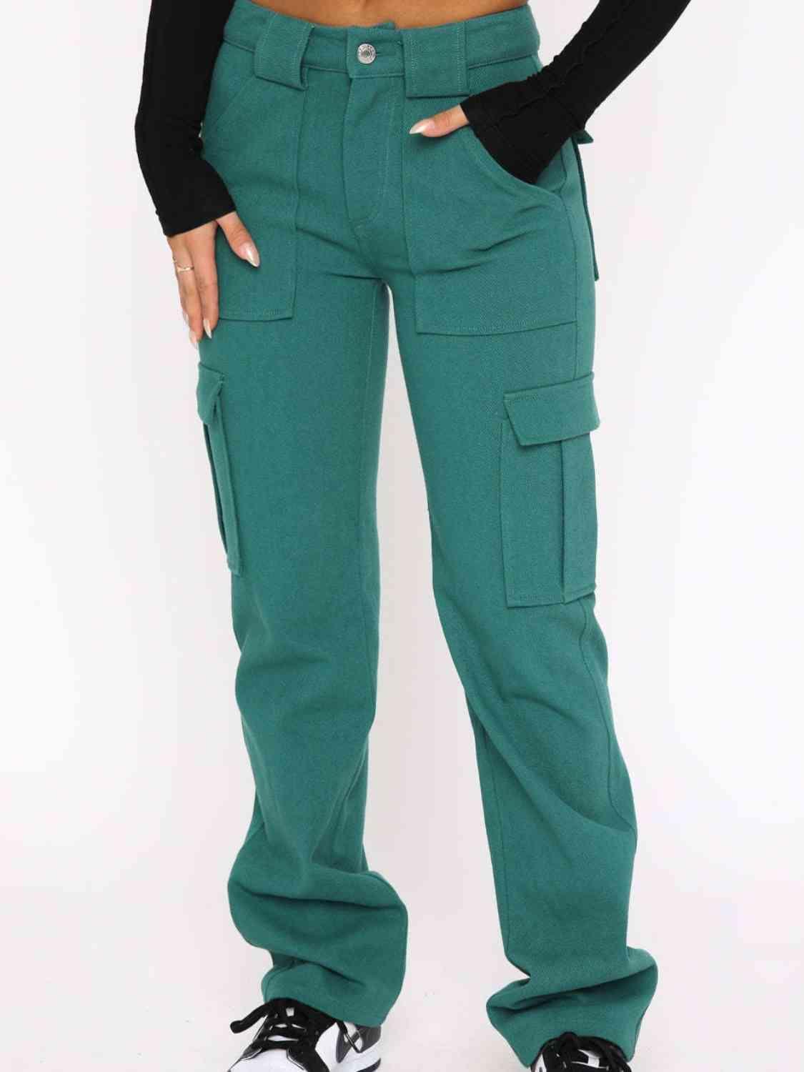 Leisure Ready Straight Leg Cargo Pants - MXSTUDIO.COM