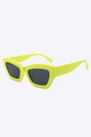 Lemon Yellow Frame Wayfarer Acetate Sunglasses - MXSTUDIO.COM