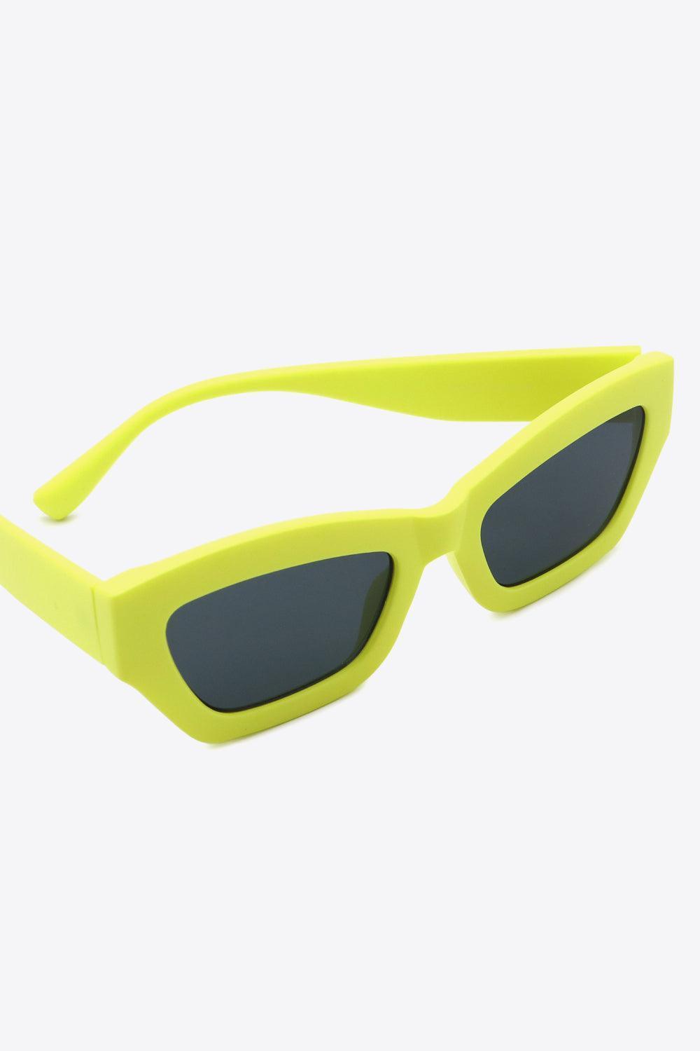 Lemon Yellow Frame Wayfarer Acetate Sunglasses - MXSTUDIO.COM