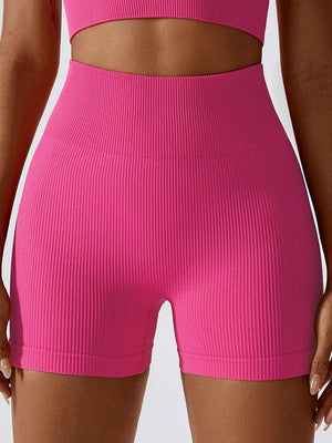 Level Up Support Spandex High Waist Yoga Shorts - MXSTUDIO.COM