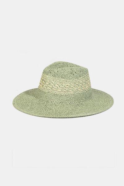 a green hat on a white background