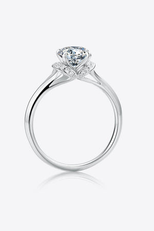 Limitless Fascination Split Shank 1 Carat Moissanite Ring - MXSTUDIO.COM