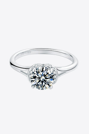 Limitless Fascination Split Shank 1 Carat Moissanite Ring - MXSTUDIO.COM