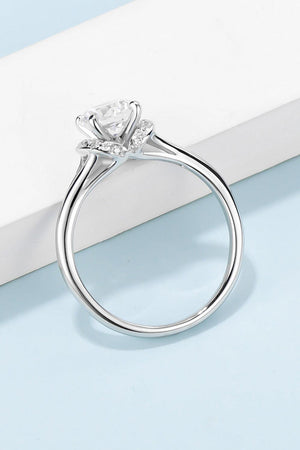 Limitless Fascination Split Shank 1 Carat Moissanite Ring - MXSTUDIO.COM