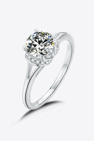 Limitless Fascination Split Shank 1 Carat Moissanite Ring - MXSTUDIO.COM