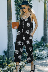 Lively Spaghetti Strap Scoop Neck Jumpsuit - MXSTUDIO.COM