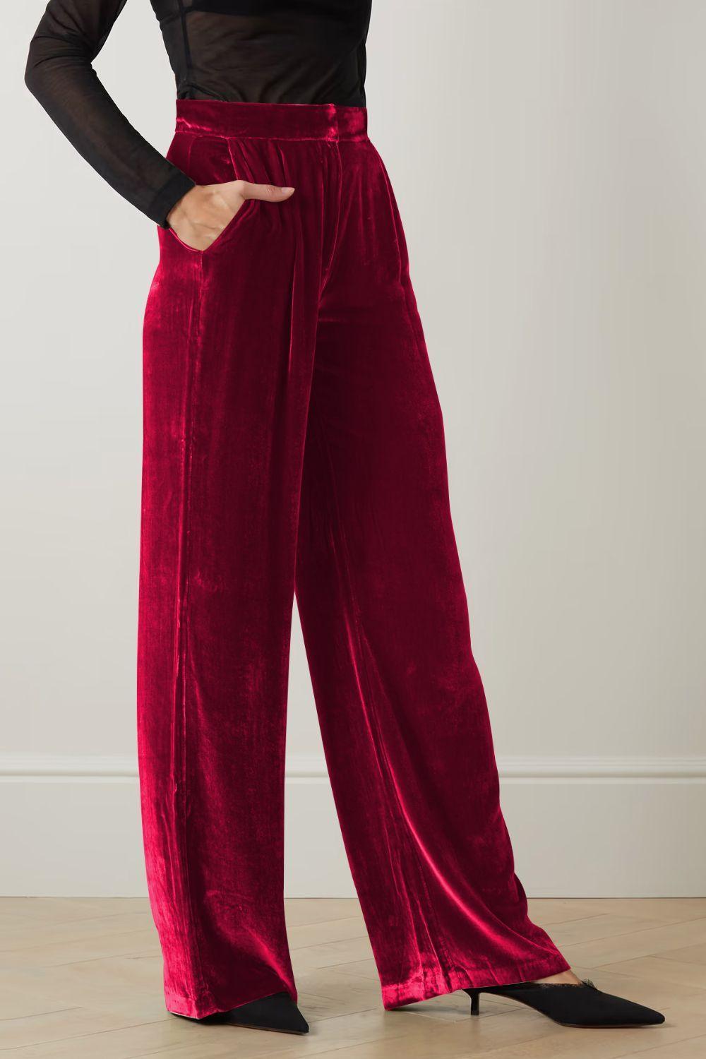 Loose And Classy Wide Leg Stretch Pants - MXSTUDIO.COM