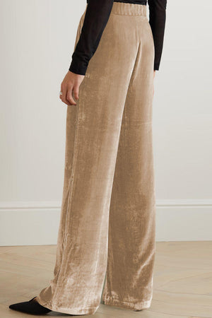 Loose And Classy Wide Leg Stretch Pants - MXSTUDIO.COM