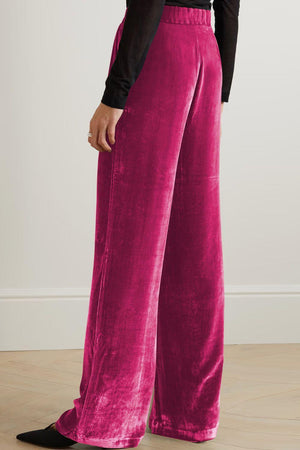 Loose And Classy Wide Leg Stretch Pants - MXSTUDIO.COM