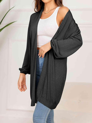 Lounge Comfortably Longline Knitted Cardigan-MXSTUDIO.COM