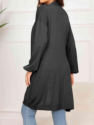 Lounge Comfortably Longline Knitted Cardigan-MXSTUDIO.COM