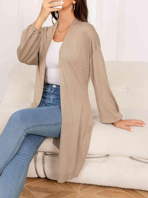 Lounge Comfortably Longline Knitted Cardigan-MXSTUDIO.COM