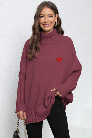 Lovable Oversized Turtle Neck Sweater - MXSTUDIO.COM