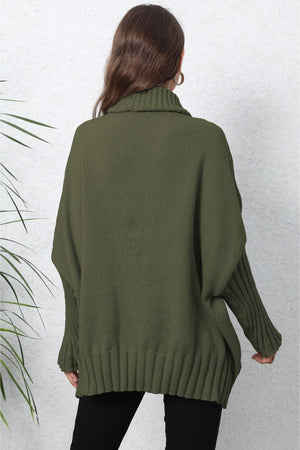 Lovable Oversized Turtle Neck Sweater - MXSTUDIO.COM