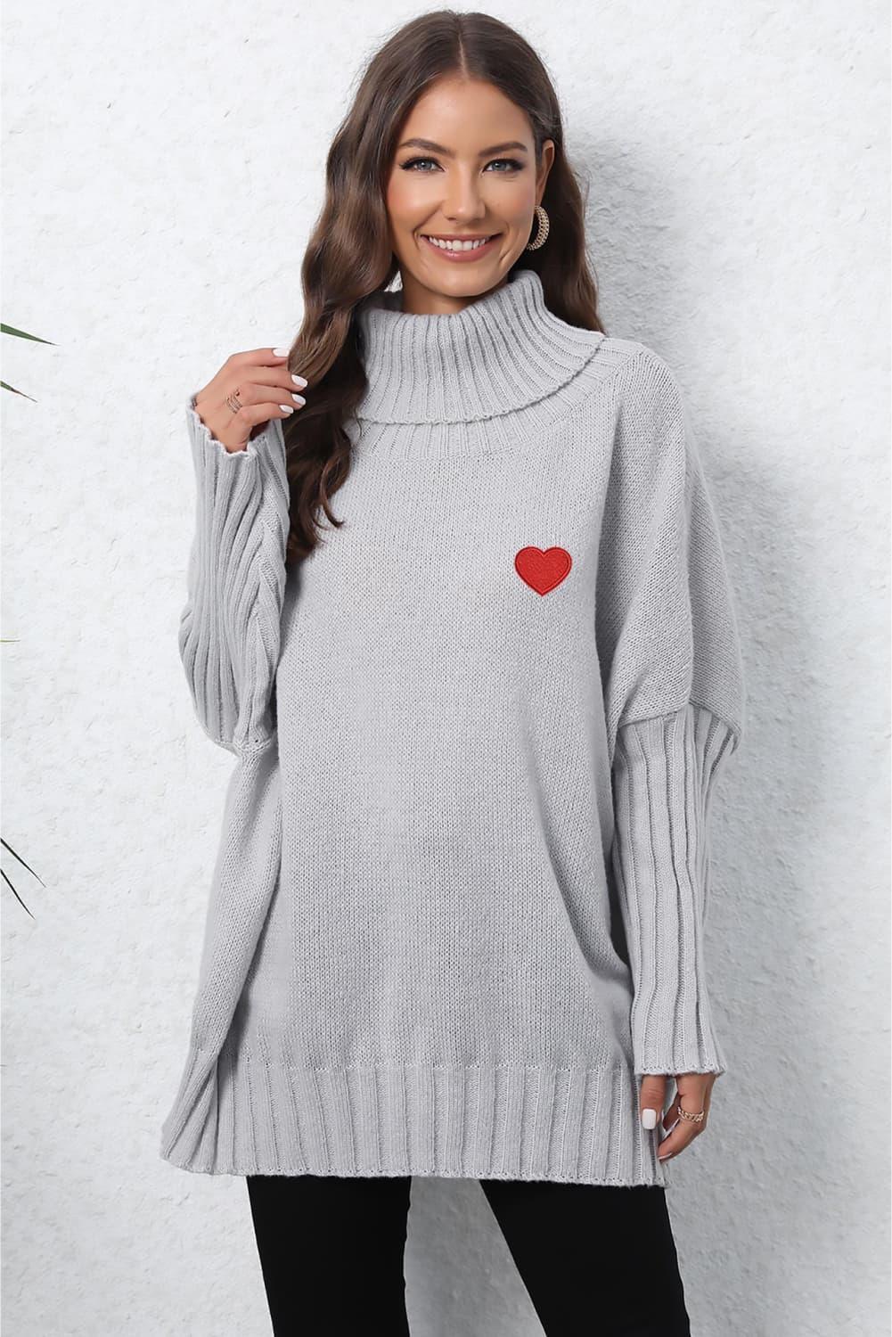 Lovable Oversized Turtle Neck Sweater - MXSTUDIO.COM