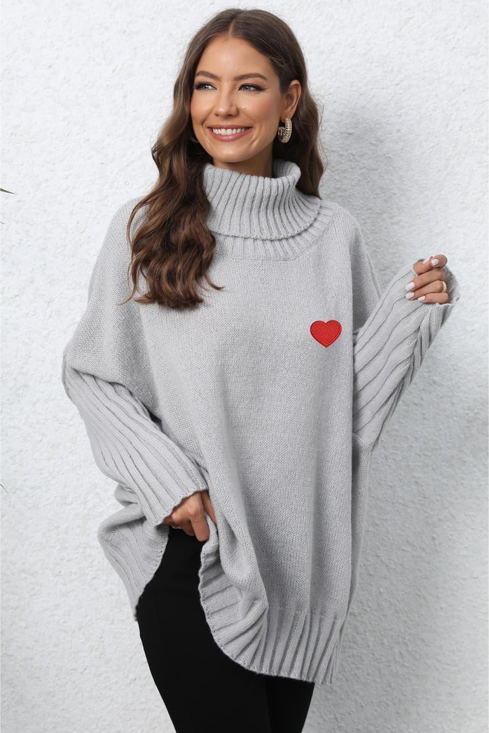 Lovable Oversized Turtle Neck Sweater - MXSTUDIO.COM